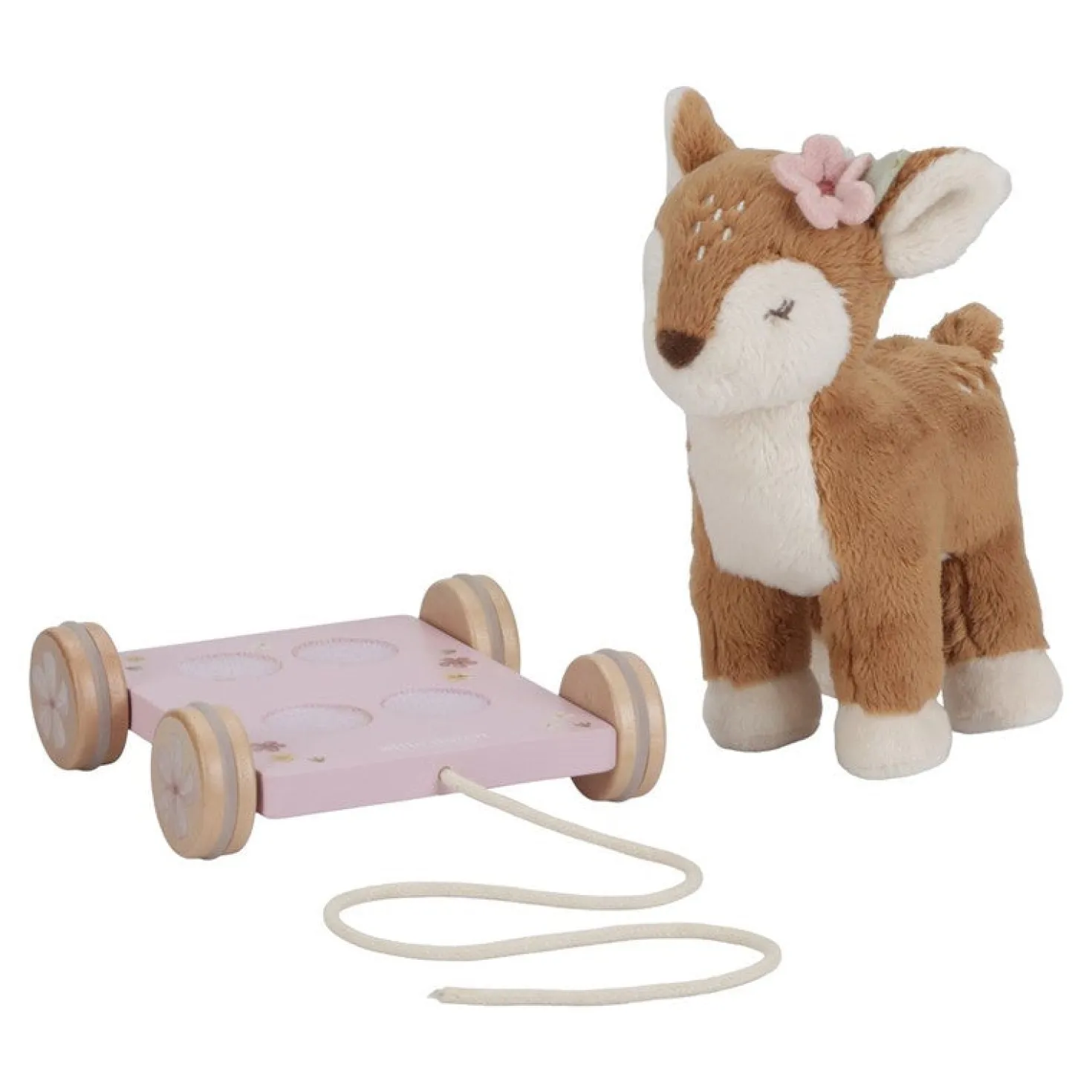 Arrastre Ciervo Peluche · Little Dutch