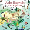 Atlas ilustrado con pegatinas