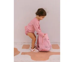 Bañador pañal volantes · Whale Pink