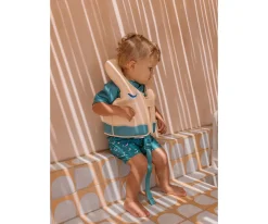 Bañador short · Whale Teal