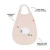Babero con Goma Tiny farm Powder · Done By Deer