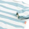 Babero con Mangas Stripes Blue · Done by Deer