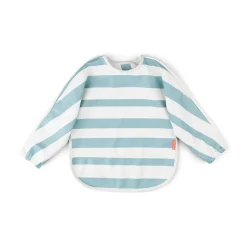 Babero con Mangas Stripes Blue · Done by Deer