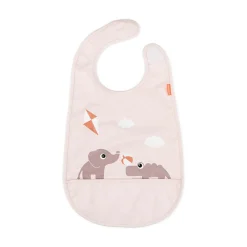 Babero con velcro Playground Powder · Done by Deer
