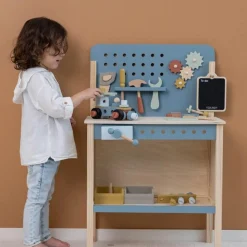 Banco de Trabajo Azul con Herramientas · Little Dutch