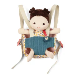 Bebé Jeanne con portabebés · Lilliputiens