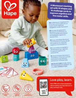 Bloques apilables Montessori · Hape