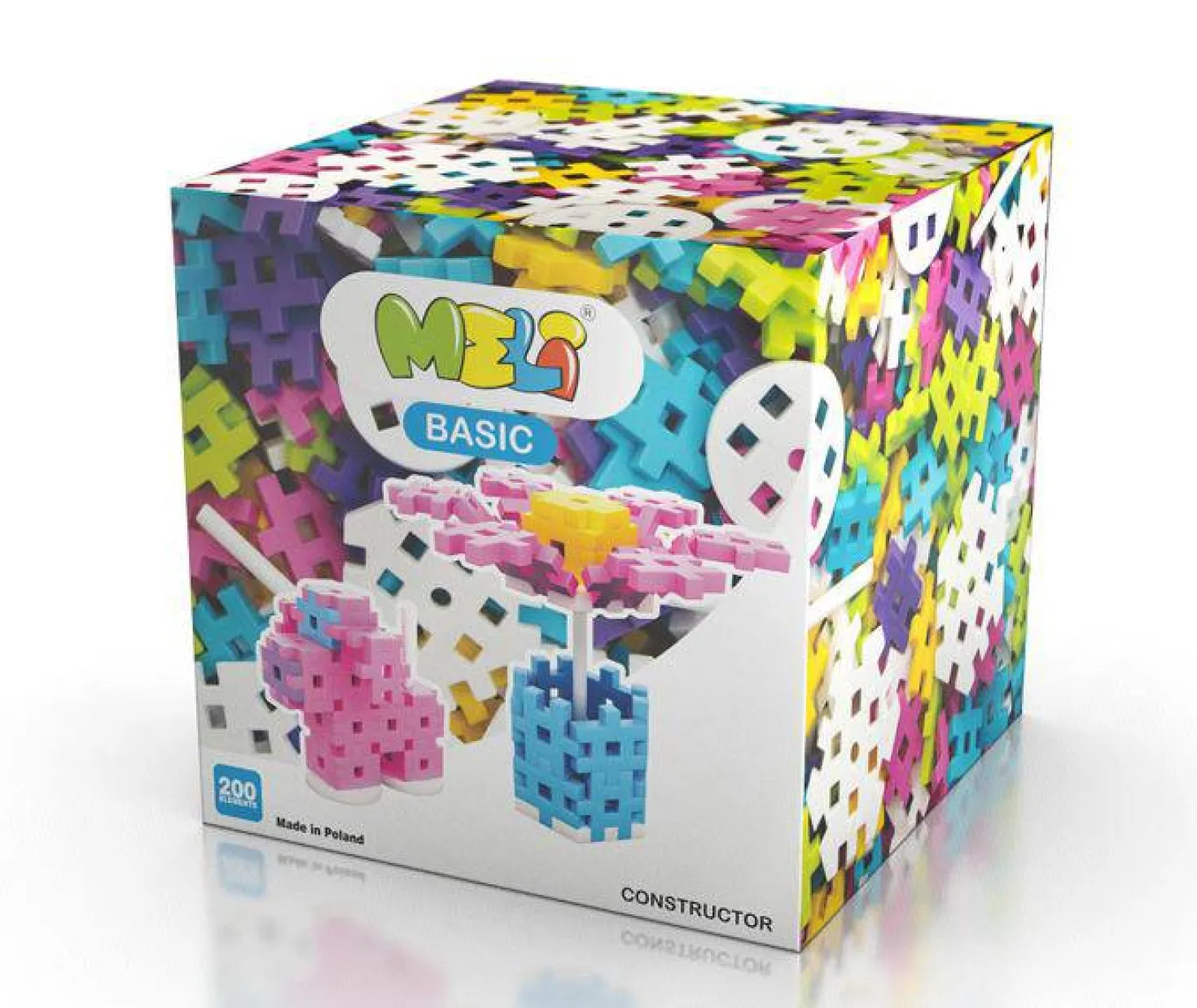 Bloques Meli · Basic Pastel Constructor 200 piezas