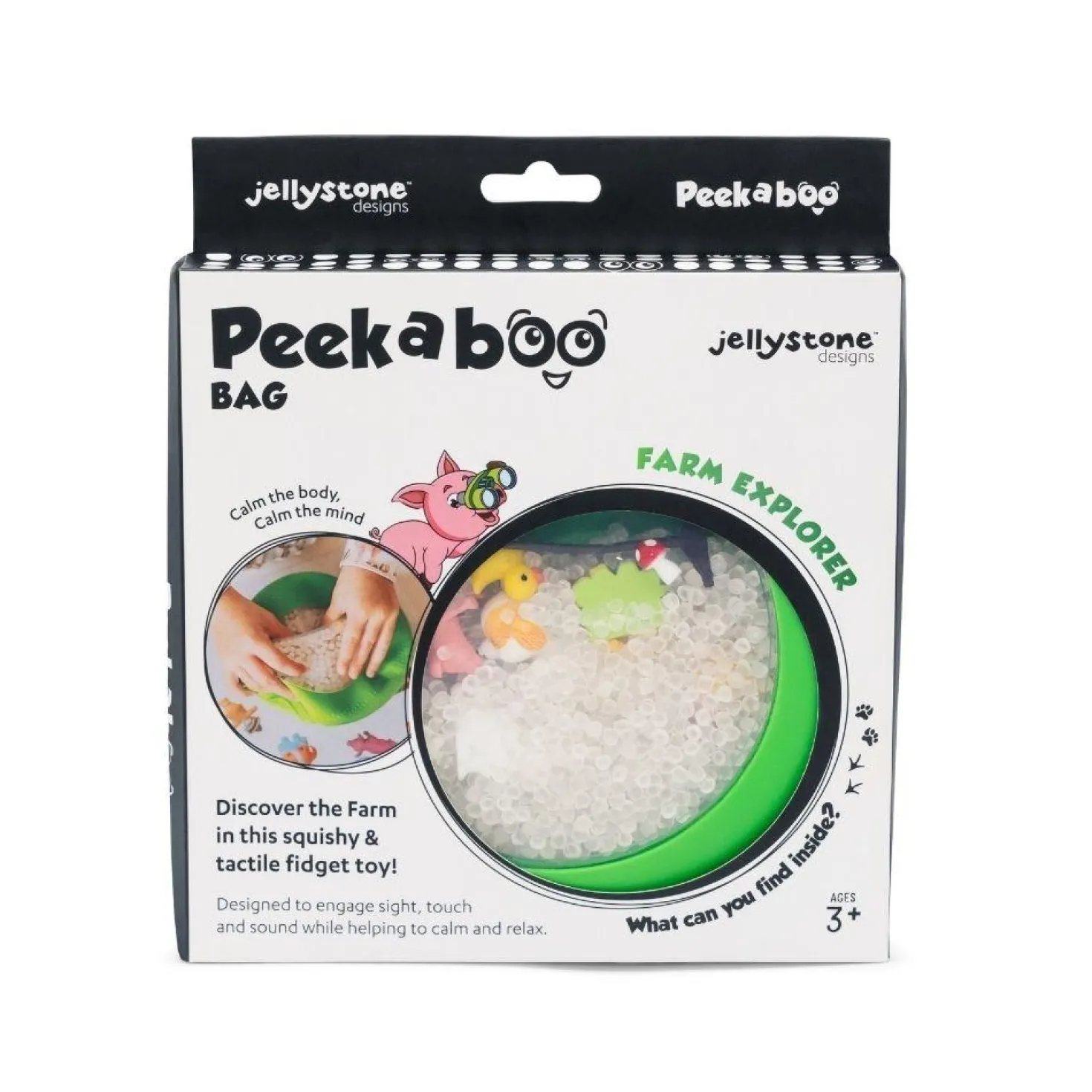 Bolsa Sensorial Peekaboo · Jellystone