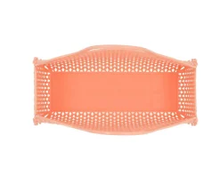 Bolso Plástico Retro Vintage · Blush Apricot
