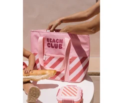 Bolso Tote Nevera Stripes Bloom & Blush