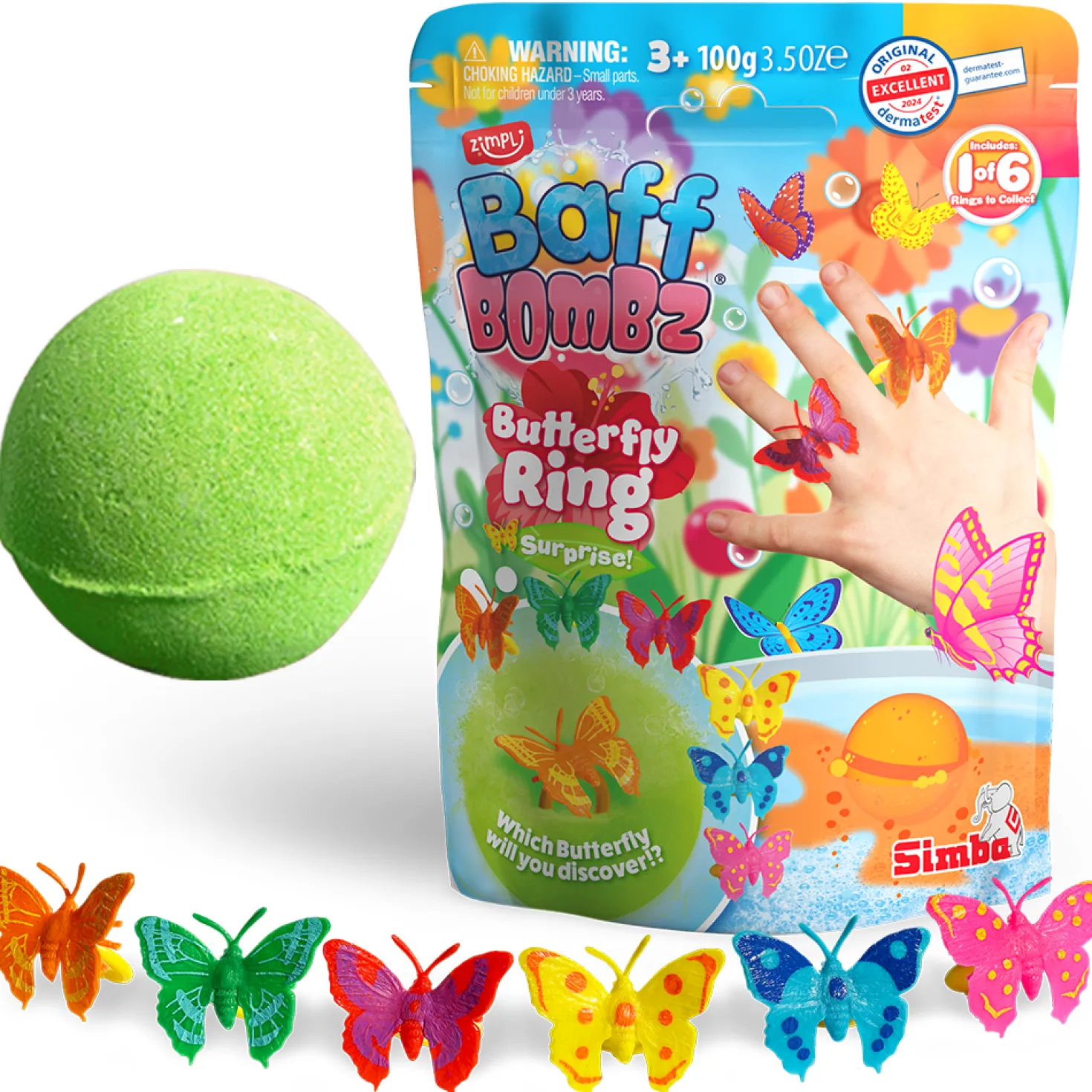 Bomba de baño surprise Butterfly · Zimpli