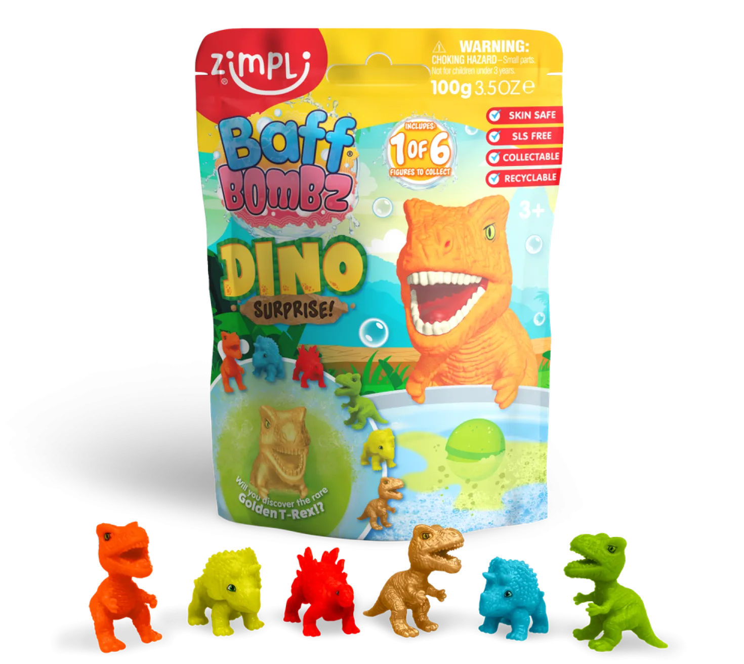 Bomba de baño surprise Dino · Zimpli