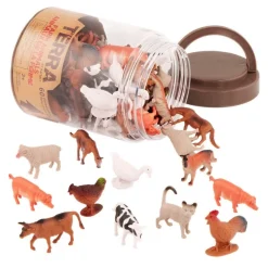 Bote 60 animales de granja · Terra