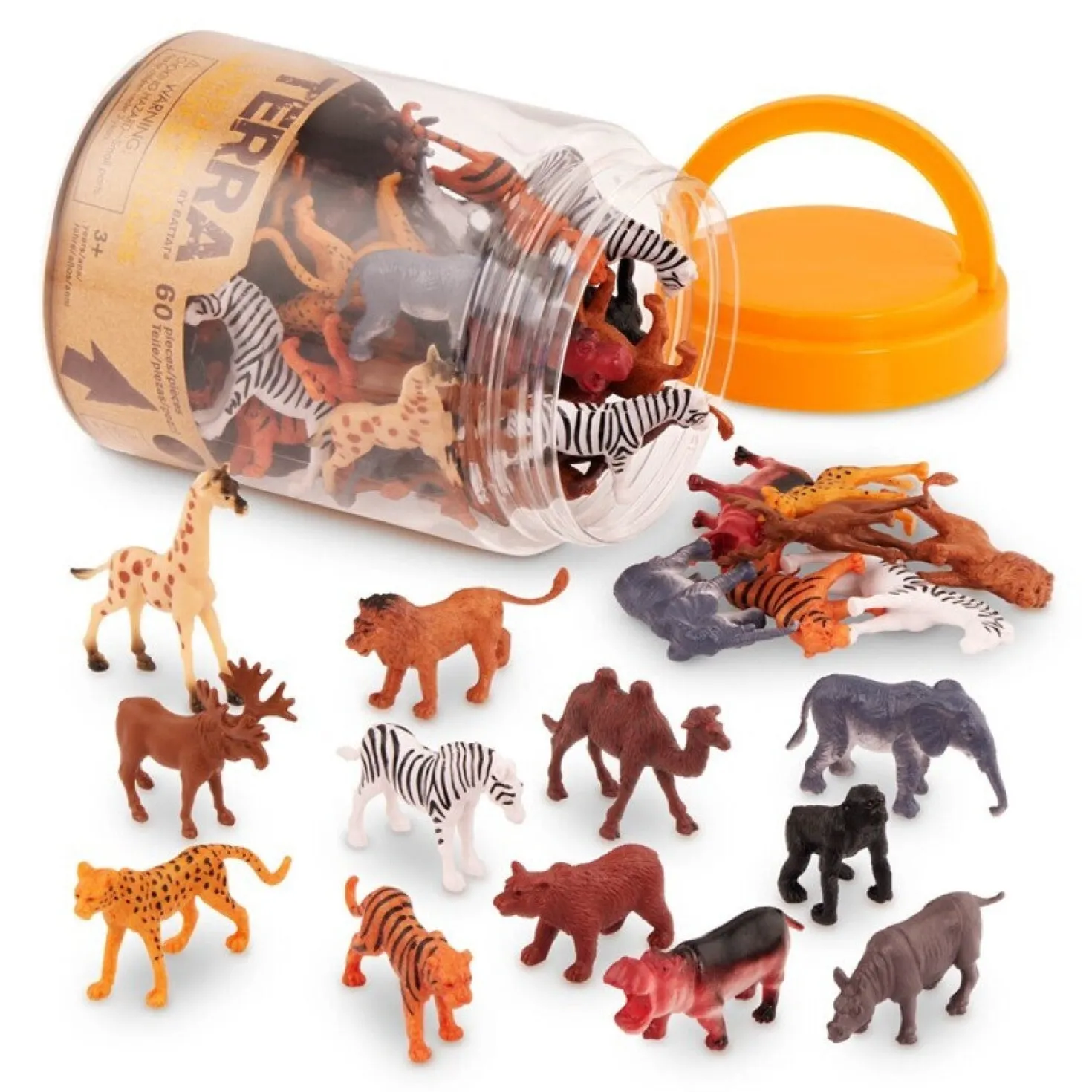 Bote 60 animales salvajes · Terra