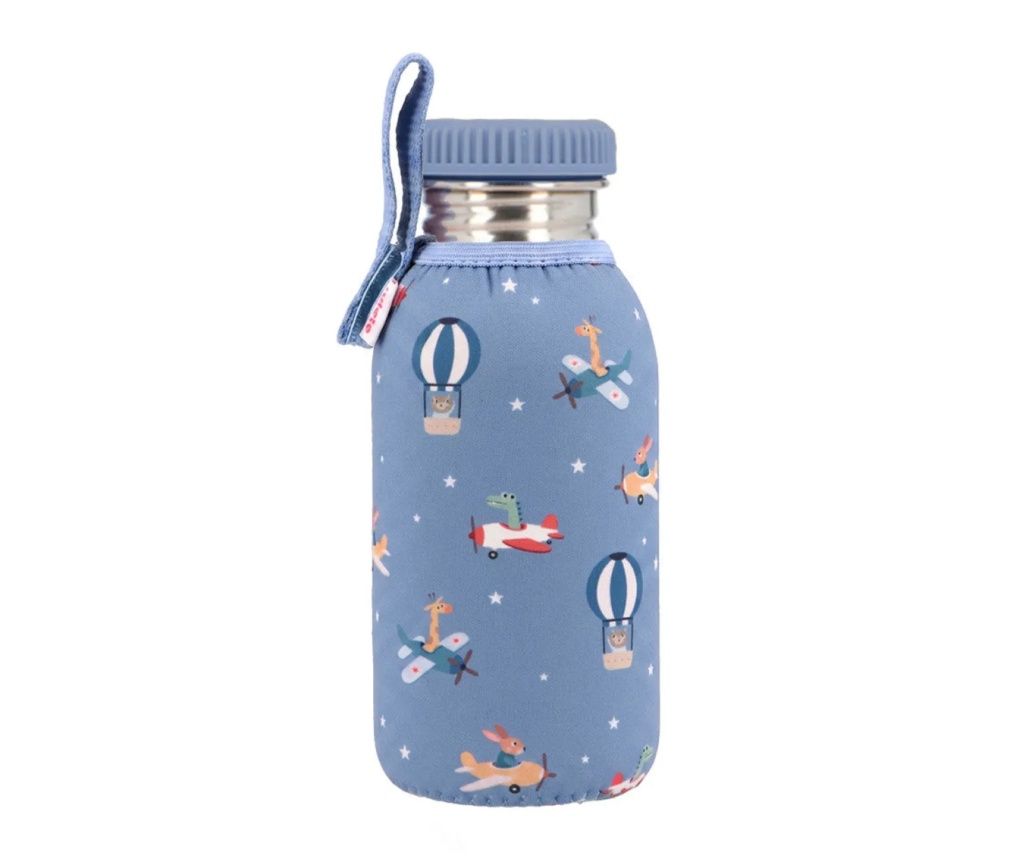 Botella Acero Funda Planes 500ml
