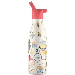 Botella Acero Messy Robots 350ml · Cool Bottles
