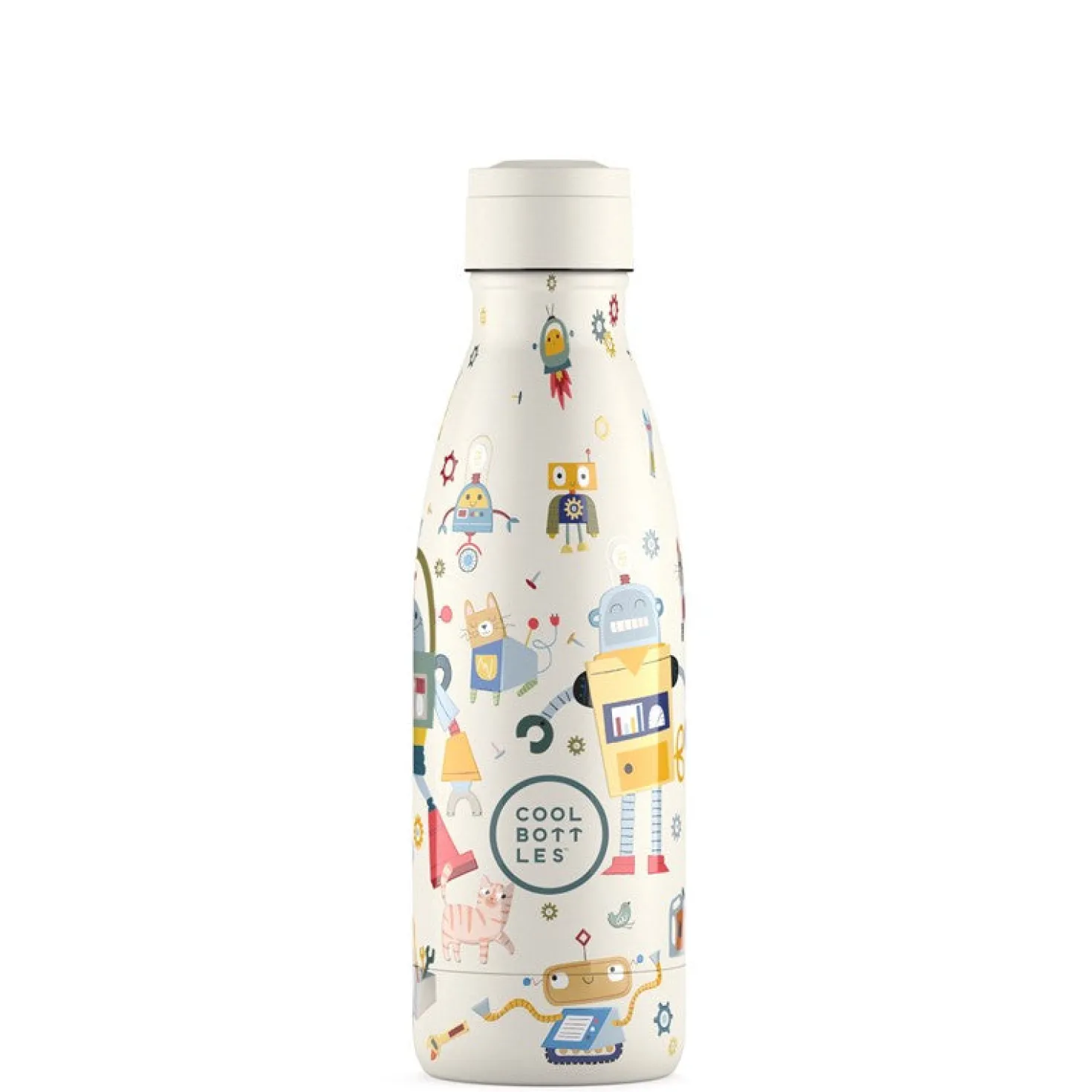 Botella Acero Messy Robots 350ml · Cool Bottles