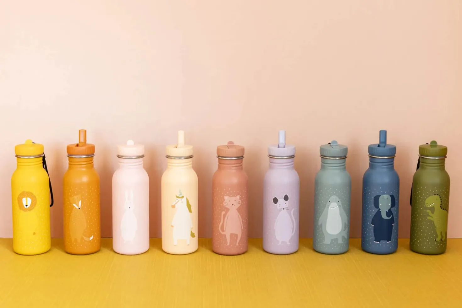 Botella Acero Mrs. Rabbit 500ml · Trixie