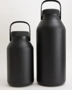 Botella Chilly's Serie 2 Negro Mate · 4 Litros