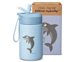 Botella de Acero Steel Hydraflip 0.4L Blue Dolphin · Carl Oscar