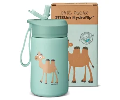 Botella de Acero Steel Hydraflip 0.4L Green Camel · Carl Oscar