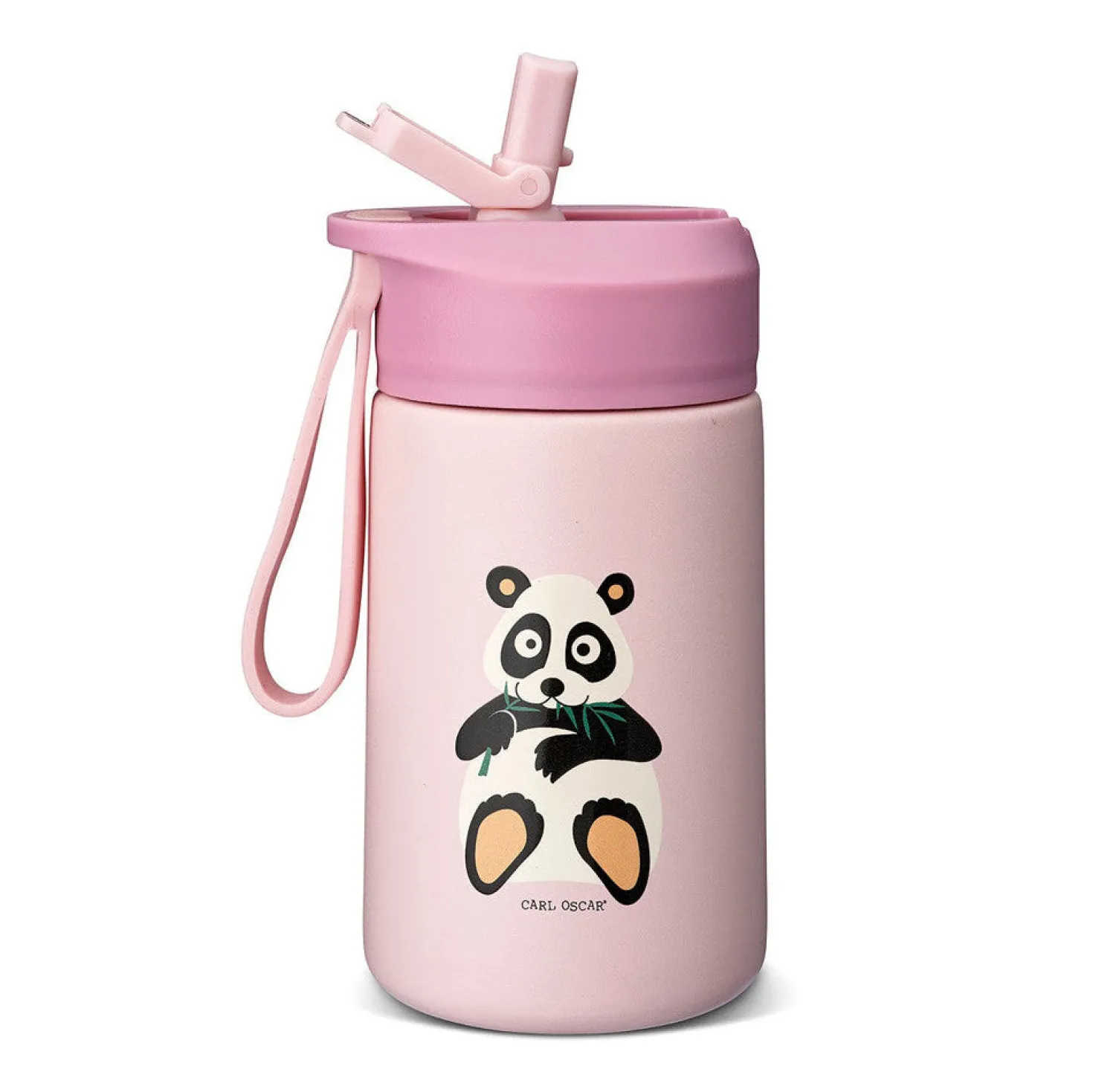 Botella de Acero Steel Hydraflip 0.4L Panda Pink · Carl Oscar