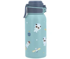 Botella de acero térmica Pandas in Space