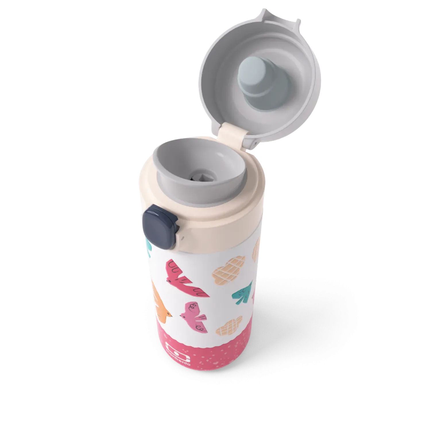 Botella de Acero Térmica Pop Birds · Monbento