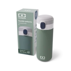 Botella de Acero Térmica Pop Green · Monbento