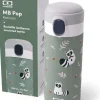 Botella de Acero Térmica Pop Mapache · Monbento