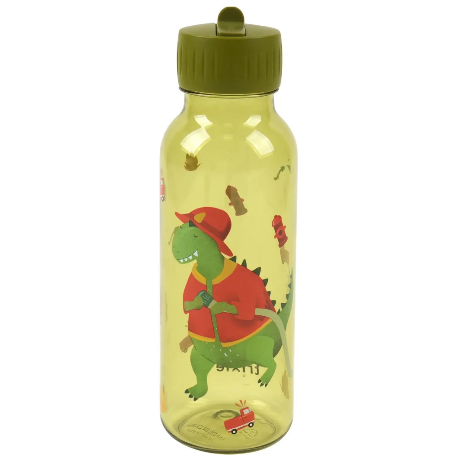 Botella de Tritán 500ml Fireman Mr. Dino · Trixie