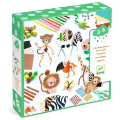 Caja Creativa Crea animales de la Jungla · DJECO