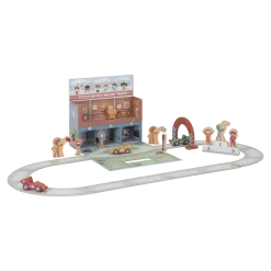 Caja de juego con Pista de Carreras · Little Dutch