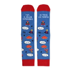Calcetines "Papi: el mejor superhéroe de todos los tiempos"
