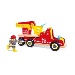 Camión de bomberos con sirenas y luces · Hape