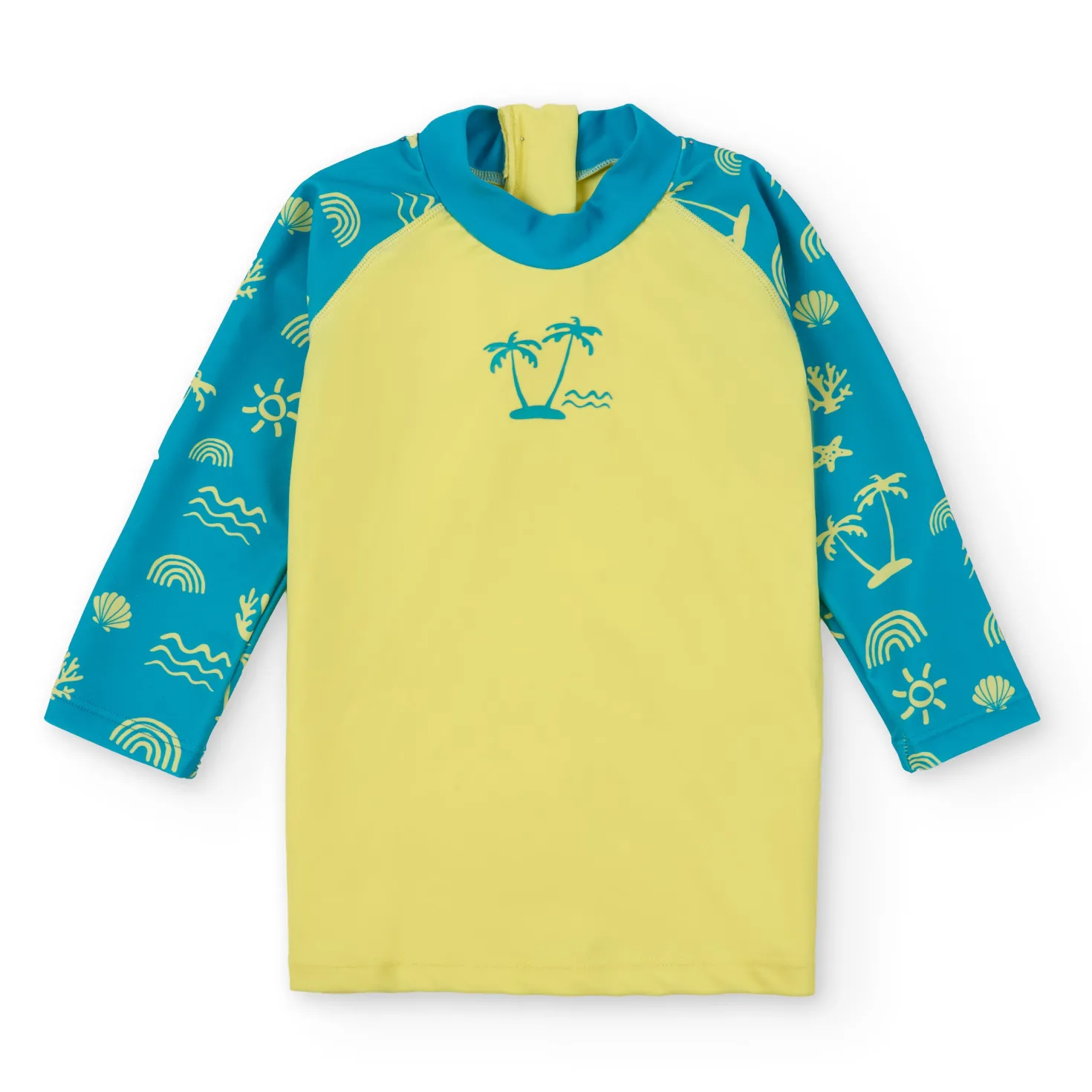 Camiseta Manga Larga · Neon Palms