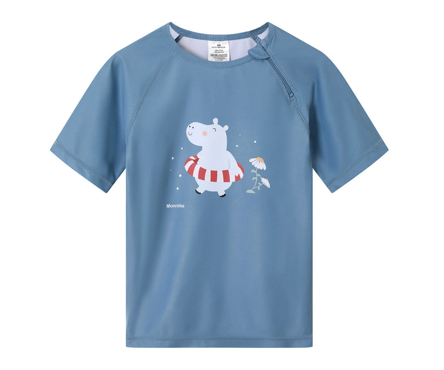 Camiseta Protección Solar Manga Corta · Hippos