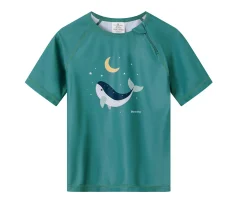 Camiseta Protección Solar Manga Corta · Whale Teal