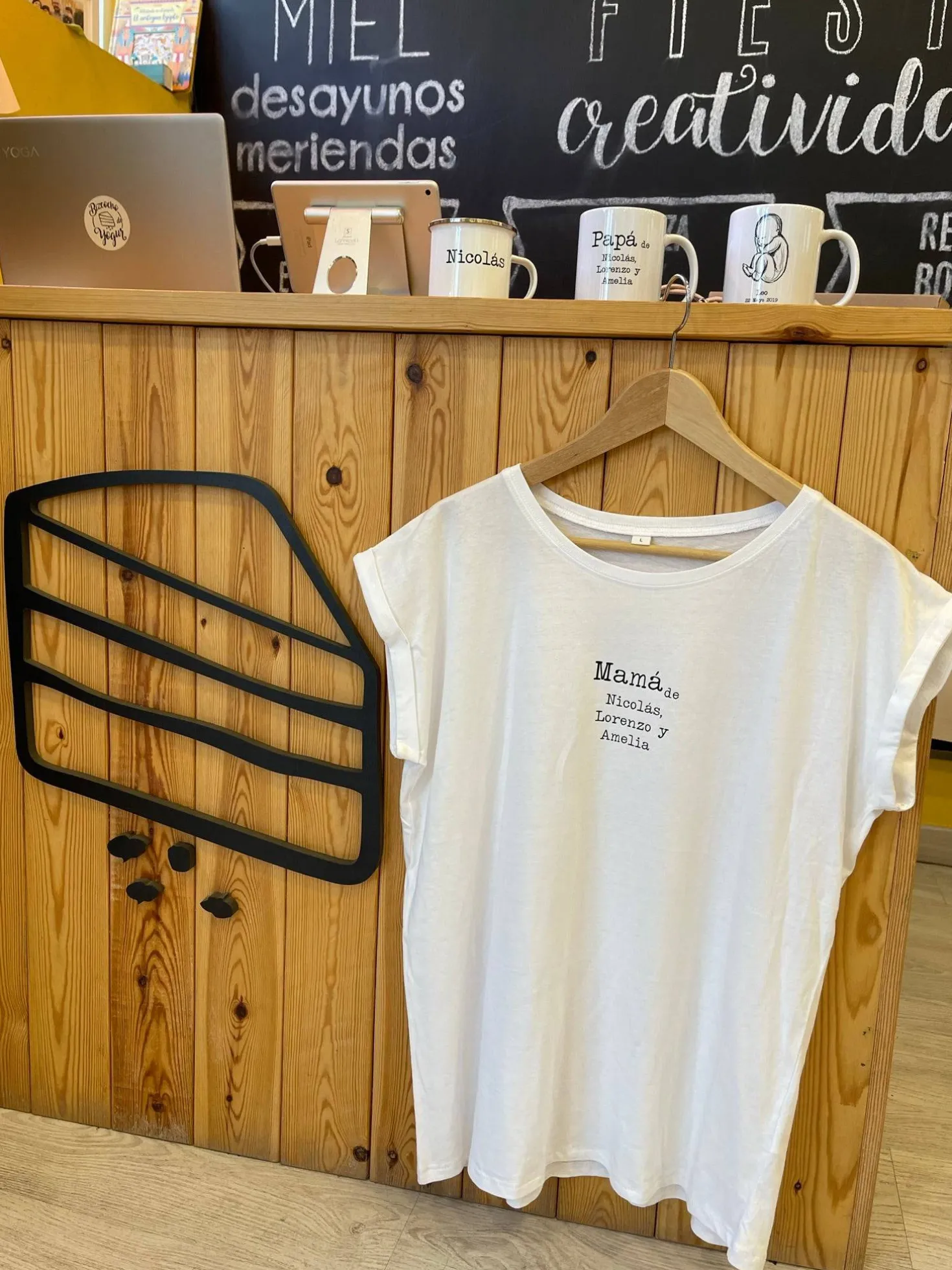 Camiseta Type Chica · Blanca