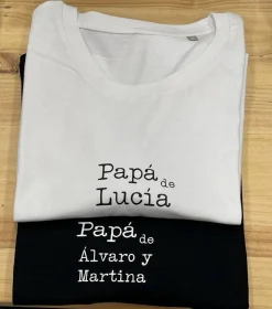 Camiseta Type Chico · Blanca
