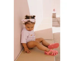 Cangrejeras Infantil Monneka · Stripes Bloom & Blush