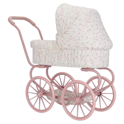 Carrito capazo metal Flores & Mariposas · Little Dutch
