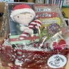 Cesta Bizcochitos Christmas con Muñeco