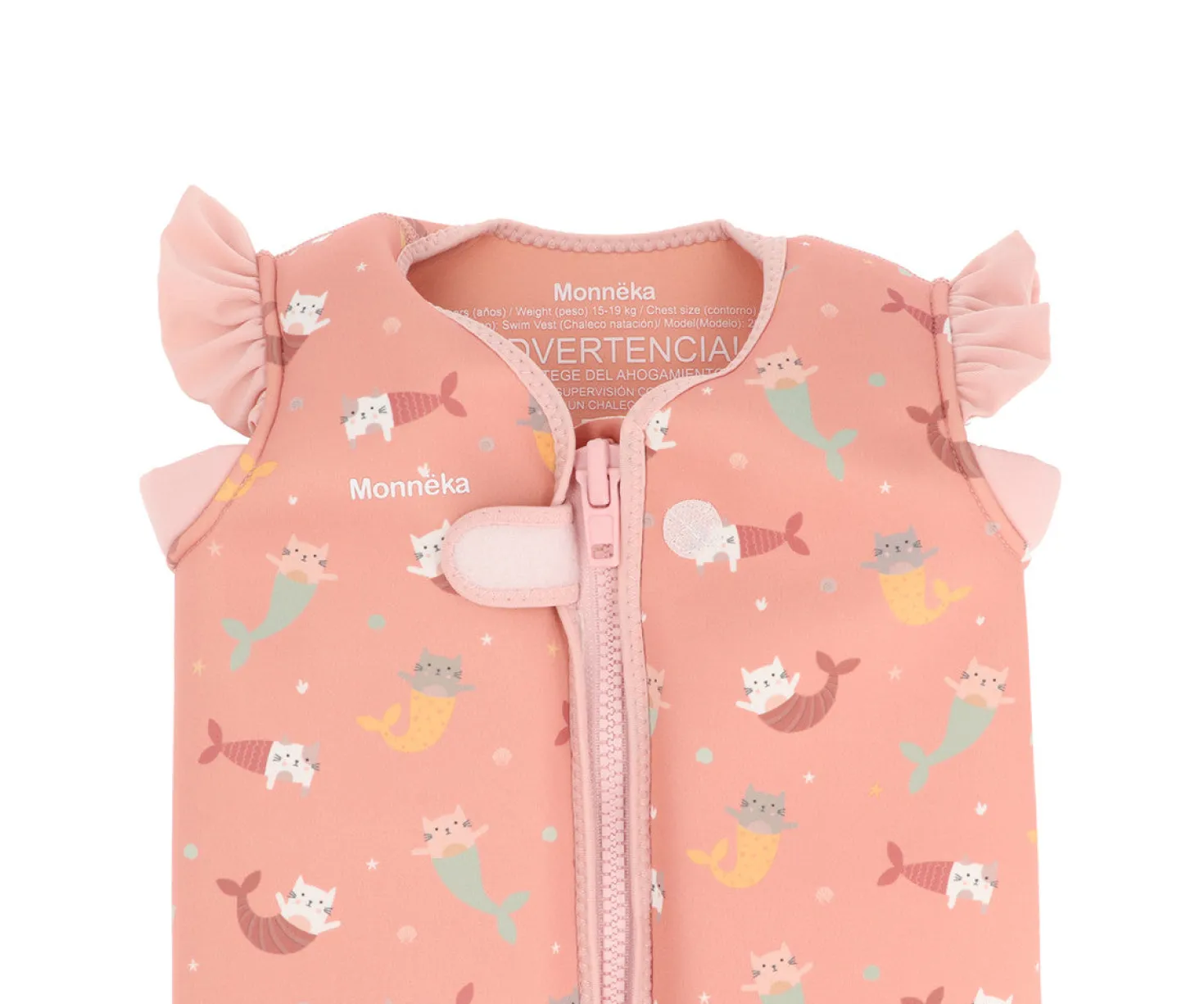 Chaleco Flotador Aprendizaje 2-6 años · Mermaid Cats