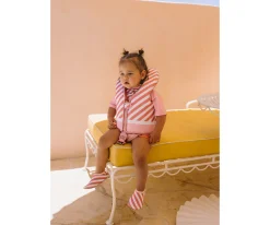 Chaleco Flotador Aprendizaje 1-2 años · Stripes Bloom & Blush