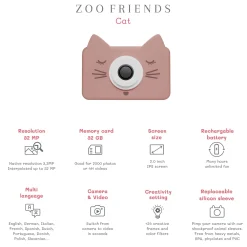 Cámara Fotográfica Zoo Friends Cat · The Zoofamily