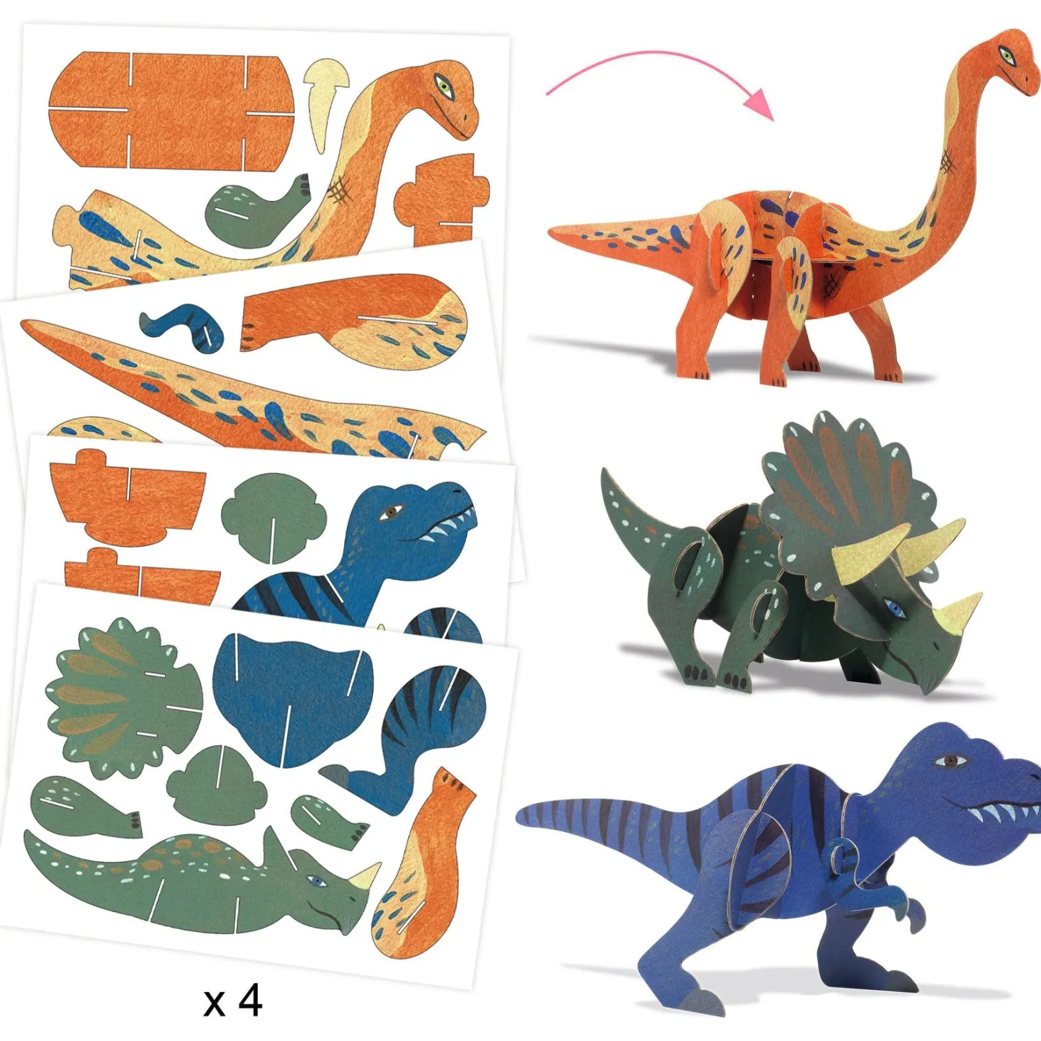 Cofre multiactividad El mundo de los dinosaurios · DJECO