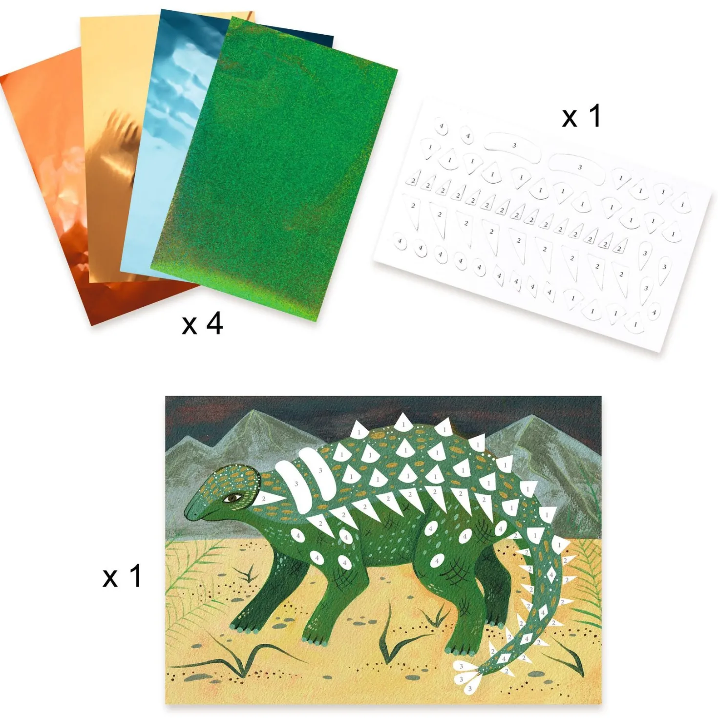 Cofre multiactividad El mundo de los dinosaurios · DJECO