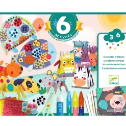 Cofre multiactividad Los animales y su casa · DJECO
